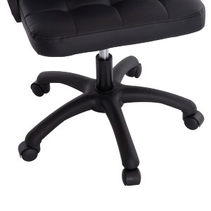 73233 ΚΑΡΕΚΛΑ ΓΡΑΦΕΙΟΥ PORTIMA HM1197.01 ΜΑΥΡΟ PVC-NYLON ΣΚΕΛΕΤΟΣ & ΒΑΣΗ 69x57x97Υεκ.