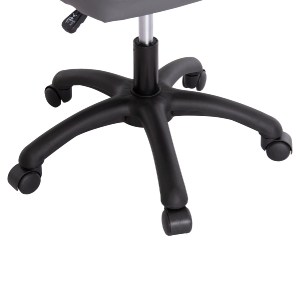 73234 ΚΑΡΕΚΛΑ ΓΡΑΦΕΙΟΥ PORTIMA HM1197.03 ΓΚΡΙ PVC-ΜΑΥΡΟΣ NYLON ΣΚΕΛΕΤΟΣ & ΒΑΣΗ 66.5x60x97Υεκ