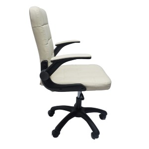 73235 ΚΑΡΕΚΛΑ ΓΡΑΦΕΙΟΥ PORTIMA HM1197.04 ΜΠΕΖ PVC-ΜΑΥΡΟΣ NYLON ΣΚΕΛΕΤΟΣ & ΒΑΣΗ 69x53x98Υεκ
