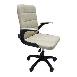 73235 ΚΑΡΕΚΛΑ ΓΡΑΦΕΙΟΥ PORTIMA HM1197.04 ΜΠΕΖ PVC-ΜΑΥΡΟΣ NYLON ΣΚΕΛΕΤΟΣ & ΒΑΣΗ 69x53x98Υεκ