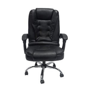 73236 ΚΑΡΕΚΛΑ ΓΡΑΦΕΙΟΥ LAGOM HM1198 ΜΑΥΡO PVC-ΜΕΤΑΛ.ΒΑΣΗ-ΜΑΥΡΟ NYLON ΣΚΕΛΕΤΟΣ 63x51x115Υεκ