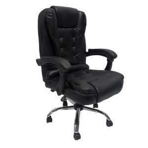 73236 ΚΑΡΕΚΛΑ ΓΡΑΦΕΙΟΥ LAGOM HM1198 ΜΑΥΡO PVC-ΜΕΤΑΛ.ΒΑΣΗ-ΜΑΥΡΟ NYLON ΣΚΕΛΕΤΟΣ 63x51x115Υεκ