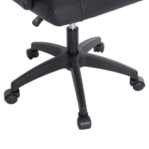 73237 ΚΑΡΕΚΛΑ ΓΡΑΦΕΙΟΥ NIMBLE HM1199.01 ΜΑΥΡΟ PVC-ΜΑΥΡΟΣ ΣΚΕΛΕΤΟΣ & ΒΑΣΗ NYLON 59x64x122Υεκ