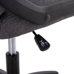 73240 ΚΑΡΕΚΛΑ ΓΡΑΦΕΙΟΥ NIMBLE HM1199.12 ΓΚΡΙ ΥΦΑΣΜΑ-ΜΑΥΡΟΣ ΣΚΕΛΕΤΟΣ&ΒΑΣΗ NYLON 59x64x122Υεκ