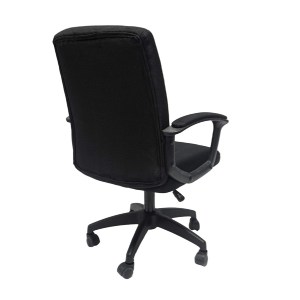 73244 ΚΑΡΕΚΛΑ ΓΡΑΦΕΙΟΥ NIM HM1200.11 ΜΑΥΡΟ ΥΦΑΣΜΑ-ΜΑΥΡΟΣ ΣΚΕΛΕΤΟΣ & ΒΑΣΗ NYLON 51x61x125Υεκ