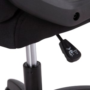 73244 ΚΑΡΕΚΛΑ ΓΡΑΦΕΙΟΥ NIM HM1200.11 ΜΑΥΡΟ ΥΦΑΣΜΑ-ΜΑΥΡΟΣ ΣΚΕΛΕΤΟΣ & ΒΑΣΗ NYLON 58x61x101.5Υεκ