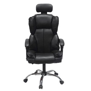 73247 ΚΑΡΕΚΛΑ ΓΡΑΦΕΙΟΥ OCTAVIUS HM1202 ΜΑΥΡΟ PVC & NYLON-ΜΕΤΑΛ.ΧΡΩΜΙΟ ΒΑΣΗ 52x55x128Υεκ
