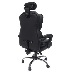 73247 ΚΑΡΕΚΛΑ ΓΡΑΦΕΙΟΥ OCTAVIUS HM1202 ΜΑΥΡΟ PVC & NYLON-ΜΕΤΑΛ.ΧΡΩΜΙΟ ΒΑΣΗ 52x55x128Υεκ