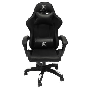 73251 ΠΟΛΥΘΡΟΝΑ GAMING DARREN HM1203.04 ΜΑΥΡΟ-ΛΕΥΚΟ PVC & NYLON 51x49x125Υεκ.