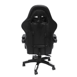 73251 ΠΟΛΥΘΡΟΝΑ GAMING DARREN HM1203.04 ΜΑΥΡΟ-ΛΕΥΚΟ PVC & NYLON 51x49x125Υεκ.