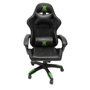 73252 ΠΟΛΥΘΡΟΝΑ GAMING DARREN HM1203.03 ΜΑΥΡΟ-ΠΡΑΣΙΝΟ PVC & NYLON 51x49x125Υεκ.