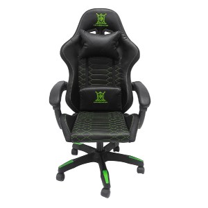 73255 ΠΟΛΥΘΡΟΝΑ GAMING LOOT HM1204 ΜΑΥΡΟ-ΠΡΑΣΙΝΟ PVC & NYLON 51x49x125Υεκ.