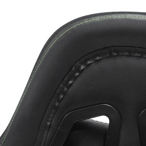 73255 ΠΟΛΥΘΡΟΝΑ GAMING LOOT HM1204 ΜΑΥΡΟ-ΠΡΑΣΙΝΟ PVC & NYLON 51x49x125Υεκ.