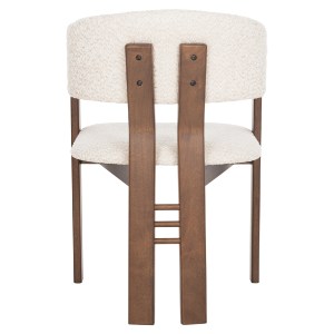 73307 ΚΑΡΕΚΛΑ ZARRA HM9970.03 RUBBERWOOD ΣΕ ΚΑΡΥΔΙ-ΕΚΡΟΥ ΜΠΟΥΚΛΕ ΥΦΑΣΜΑ 55,5x59x81,5Υεκ