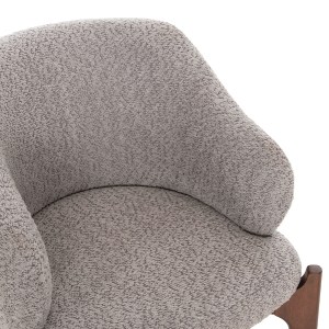 73309 ΚΑΡΕΚΛΑ ABAI HM9971.03 RUBBERWOOD ΣΕ ΚΑΡΥΔΙ-ΑΝΟΙΧΤΟ ΓΚΡΙ ΜΠΟΥΚΛΕ 65x63x79Υεκ