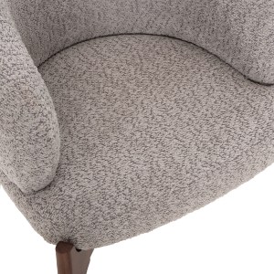 73309 ΚΑΡΕΚΛΑ ABAI HM9971.03 RUBBERWOOD ΣΕ ΚΑΡΥΔΙ-ΑΝΟΙΧΤΟ ΓΚΡΙ ΜΠΟΥΚΛΕ 65x63x79Υεκ
