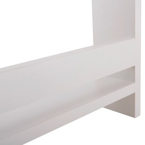 73314 ΡΑΦΙΕΡΑ ΤΟΙΧΟΥ SANI HM18223.01 ΜΕΛΑΜΙΝΗ ΣΕ ΛΕΥΚΟ 60x10x90Υεκ. (3 ΡΑΦΙΑ)