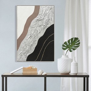 73342 ΠΙΝΑΚΑΣ ΤΟΙΧΟΥ ABSTRACT HM4553.02 ΜΕ ΚΟΡΝΙΖΑ ΜΠΕΖ-ΚΑΜΒΑΣ-ΧΕΙΡΟΠΟΙΗΤΟΣ 82x4.5x122Υεκ