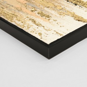 73367 ΠΙΝΑΚΑΣ ΤΟΙΧΟΥ ABSTRACT HM4574.01 ΜΕ ΚΟΡΝΙΖΑ ΜΑΥΡΗ-ΚΑΜΒΑΣ 142x4.5x72Υεκ