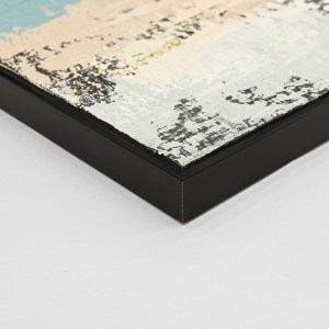 73369 ΠΙΝΑΚΑΣ ΤΟΙΧΟΥ ABSTRACT HM4575.02 ΜΕ ΚΟΡΝΙΖΑ ΜΑΥΡΗ-ΚΑΜΒΑΣ 142x4.5x72Υεκ