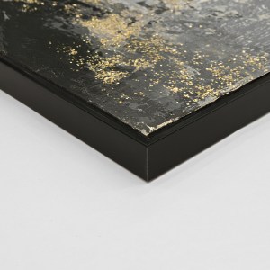 73371 ΠΙΝΑΚΑΣ ΤΟΙΧΟΥ ABSTRACT HM4576 ΜΕ ΚΟΡΝΙΖΑ ΜΑΥΡΗ-ΚΑΜΒΑΣ 142x4.5x72Υεκ