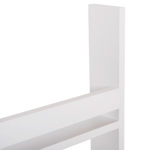 73389 ΡΑΦΙΕΡΑ ΤΟΙΧΟΥ SANI HM18224.01 ΜΕΛΑΜΙΝΗ ΣΕ ΛΕΥΚΟ 60x10x120Υεκ. (4 ΡΑΦΙΑ)