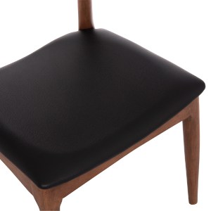 73443 KΑΡΕΚΛΑ ΤΡΑΠΕΖΑΡΙΑΣ ALOR HM9947.03 RUBBERWOOD ΚΑΡΥΔΙ-ΜΑΥΡΟ PU 55x51x75Υεκ
