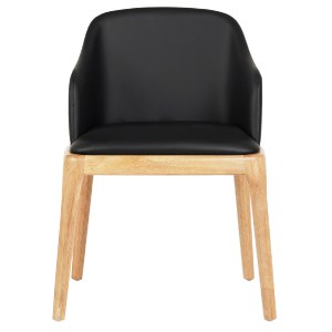 73444 ΠΟΛΥΘΡΟΝΑ ΤΡΑΠΕΖΑΡΙΑΣ FURLAN HM9949.01 RUBBERWOOD ΣΕ ΟΑΚ-ΜΑΥΡΟ PU 54,5x58x78Υεκ.