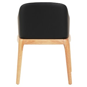 73444 ΠΟΛΥΘΡΟΝΑ ΤΡΑΠΕΖΑΡΙΑΣ FURLAN HM9949.01 RUBBERWOOD ΣΕ ΟΑΚ-ΜΑΥΡΟ PU 54,5x58x78Υεκ.