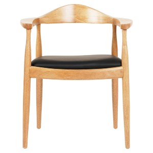 73450 ΠΟΛΥΘΡΟΝΑ ΤΡΑΠΕΖΑΡΙΑΣ ADOR HM9948.01 RUBBERWOOD ΣΕ ΟΑΚ ΚΑΙ ΜΑΥΡΟ PU 62x54x76,5Υεκ