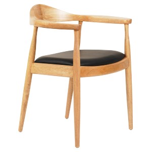 73450 ΠΟΛΥΘΡΟΝΑ ΤΡΑΠΕΖΑΡΙΑΣ ADOR HM9948.01 RUBBERWOOD ΣΕ ΟΑΚ ΚΑΙ ΜΑΥΡΟ PU 62x54x76,5Υεκ