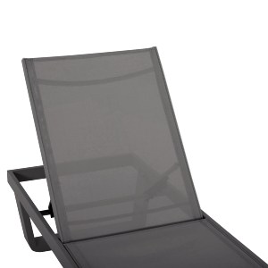 73452 ΞΑΠΛΩΣΤΡΑ ΑΛΟΥΜΙΝΙΟΥ ΜΕ ΥΦΑΣΜΑ TESLIN RICKON HM6292.01 ΣΕ ΓΚΡΙ 198x61,5x97Υεκ.