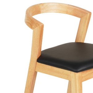 73456 ΣΚΑΜΠΟ ΜΠΑΡ NAMI HM9952.01 RUBBERWOOD ΣΕ ΟΑΚ-ΜΑΥΡΟ PU 47,5x59x102,5Υεκ.
