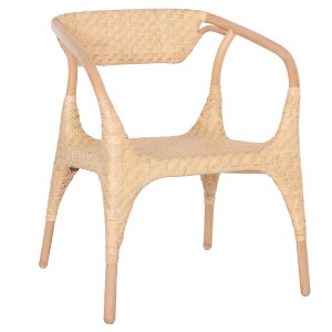 73486 ΠΟΛΥΘΡΟΝΑ GABE ΕΣΩΤ.ΧΩΡΩΝ HM9956.01 ΦΥΣΙΚΟ RATTAN 62x60x79Υεκ.