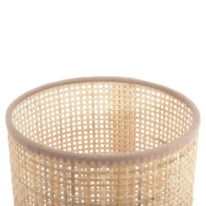 73532 ΕΠΙΤΡΑΠΕΖΙΟ ΦΩΤΙΣΤΙΚΟ LYKTUR HM4709 ΜΠΕΖ ΚΑΠΕΛΟ WICKER-ΞΥΛΙΝΗ ΒΑΣΗ Φ15,5x35,5Υεκ.