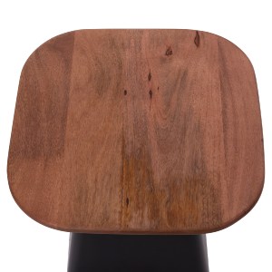 73538 ΤΡΑΠΕΖΙA ΣΑΛΟΝΙΟΥ 2ΤΜΧ VAIOLA HM9998 ΞΥΛΟ MANGO TOP-ΜΕΤΑΛΛΙΚΕΣ ΒΑΣΕΙΣ ΜΑΥΡΕΣ 40x40 & 50x50 εκ.