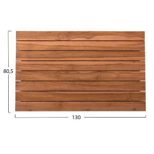 73555 ΕΠΙΦΑΝΕΙΑ ΤΡΑΠΕΖΙΟΥ ΞΥΛΟ TEAK-ΦΥΣΙΚΟ ΤΕΤΡΑΓΩΝΗ HM6139 ΜΑΣΙΦ 80x80x4(πάχος)εκ.
