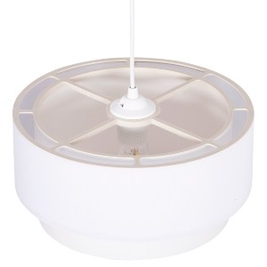 73566 ΦΩΤΙΣΤΙΚΟ ΟΡΟΦΗΣ ΚΥΛΙΝΔΡΙΚΟ KRIKS HM4707.01 PVC ΣΕ ΛΕΥΚΟ Φ30x70Υεκ.