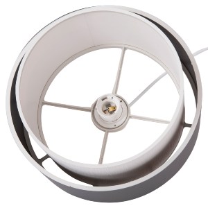 73567 ΦΩΤΙΣΤΙΚΟ ΟΡΟΦΗΣ ΚΥΛΙΝΔΡΙΚΟ KRIKS HM4706.01 PVC ΣΕ ΛΕΥΚΟ-ΓΚΡΙ Φ30x70Υεκ.