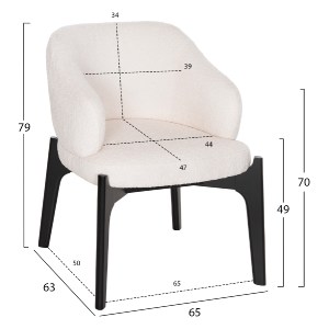 73581 ΣΕΤ ΤΡΑΠΕΖΑΡΙΑΣ 5ΤΜΧ ABAI HM21077.01 ΣΤΡΟΓΓΥΛΟ ΤΡΑΠΕΖΙ Φ150εκ.& 4 ΚΑΡΕΚΛΕΣ-ΜΑΥΡΟ