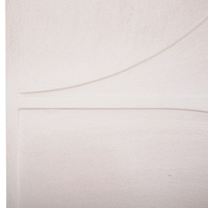 73607 ΠΙΝΑΚΑΣ ΤΕΤΡΑΓΩΝΟΣ ΣΕΙΡΑ SANTORINI HM4507 MDF ΣΕ ΥΠΟΛΕΥΚΟ ΧΡΩΜΑ 80x4(πάχος)x80Υεκ.