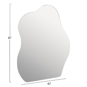 73612 ΚΑΘΡΕΠΤΗΣ TOIXOY ΣΕΙΡΑ TORCH HM4495 ΣΚΕΛΕΤΟΣ MDF-LED ΟΠΙΣΘΙΟΣ ΦΩΤΙΣΜΟΣ 67x87Υεκ.