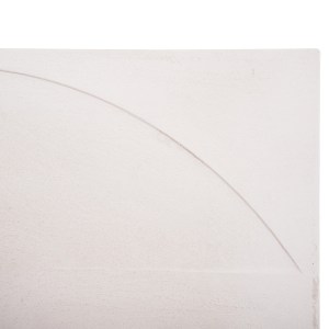 73613 ΠΙΝΑΚΑΣ ΤΕΤΡΑΓΩΝΟΣ ΣΕΙΡΑ SANTORINI HM4508 MDF ΣΕ ΥΠΟΛΕΥΚΟ ΧΡΩΜΑ 80x4(πάχος)x80Υεκ.