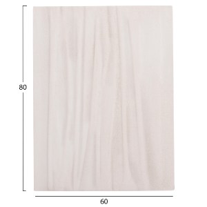 73615 ΠΙΝΑΚΑΣ ΟΡΘΟΓΩΝΙΟΣ ΣΕΙΡΑ SANTORINI HM4518 MDF ΣΕ ΥΠΟΛΕΥΚΟ ΧΡΩΜΑ 60x4(πάχος)x80Υεκ.
