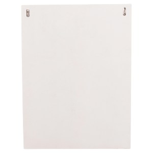73615 ΠΙΝΑΚΑΣ ΟΡΘΟΓΩΝΙΟΣ ΣΕΙΡΑ SANTORINI HM4518 MDF ΣΕ ΥΠΟΛΕΥΚΟ ΧΡΩΜΑ 60x4(πάχος)x80Υεκ.
