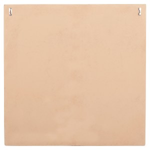 73616 ΠΙΝΑΚΑΣ ΤΕΤΡΑΓΩΝΟΣ ΣΕΙΡΑ SANTORINI HM4520 MDF ΣΕ ΜΠΕΖ ΧΡΩΜΑ 80x4(πάχος)x80Υεκ.