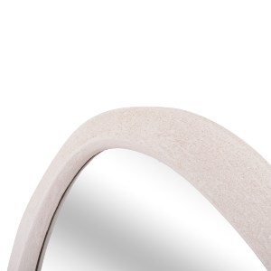 73617 ΚΑΘΡΕΠΤΗΣ ΤΟΙΧΟΥ ΟΒΑΛ ΣΕΙΡΑ SANTORINI HM4514 MDF ΣΕ ΥΠΟΛΕΥΚΟ 48x3,2x60Υεκ