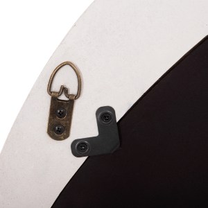 73617 ΚΑΘΡΕΠΤΗΣ ΤΟΙΧΟΥ ΟΒΑΛ ΣΕΙΡΑ SANTORINI HM4514 MDF ΣΕ ΥΠΟΛΕΥΚΟ 48x3,2x60Υεκ