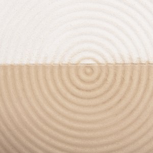 73620 ΠΙΝΑΚΑΣ ΤΕΤΡΑΓΩΝΟΣ ΣΕΙΡΑ SANTORINI HM4519 MDF ΣΕ ΥΠΟΛΕΥΚΟ-ΚΑΦΕ ΧΡΩΜΑ 80x4(πάχος)x80Υεκ.