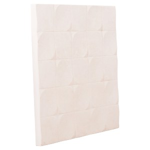 73622 ΠΙΝΑΚΑΣ ΤΕΤΡΑΓΩΝΟΣ ΣΕΙΡΑ SANTORINI HM4516 MDF ΣΕ ΥΠΟΛΕΥΚΟ ΧΡΩΜΑ 80x4,5(πάχος)x80Υεκ.